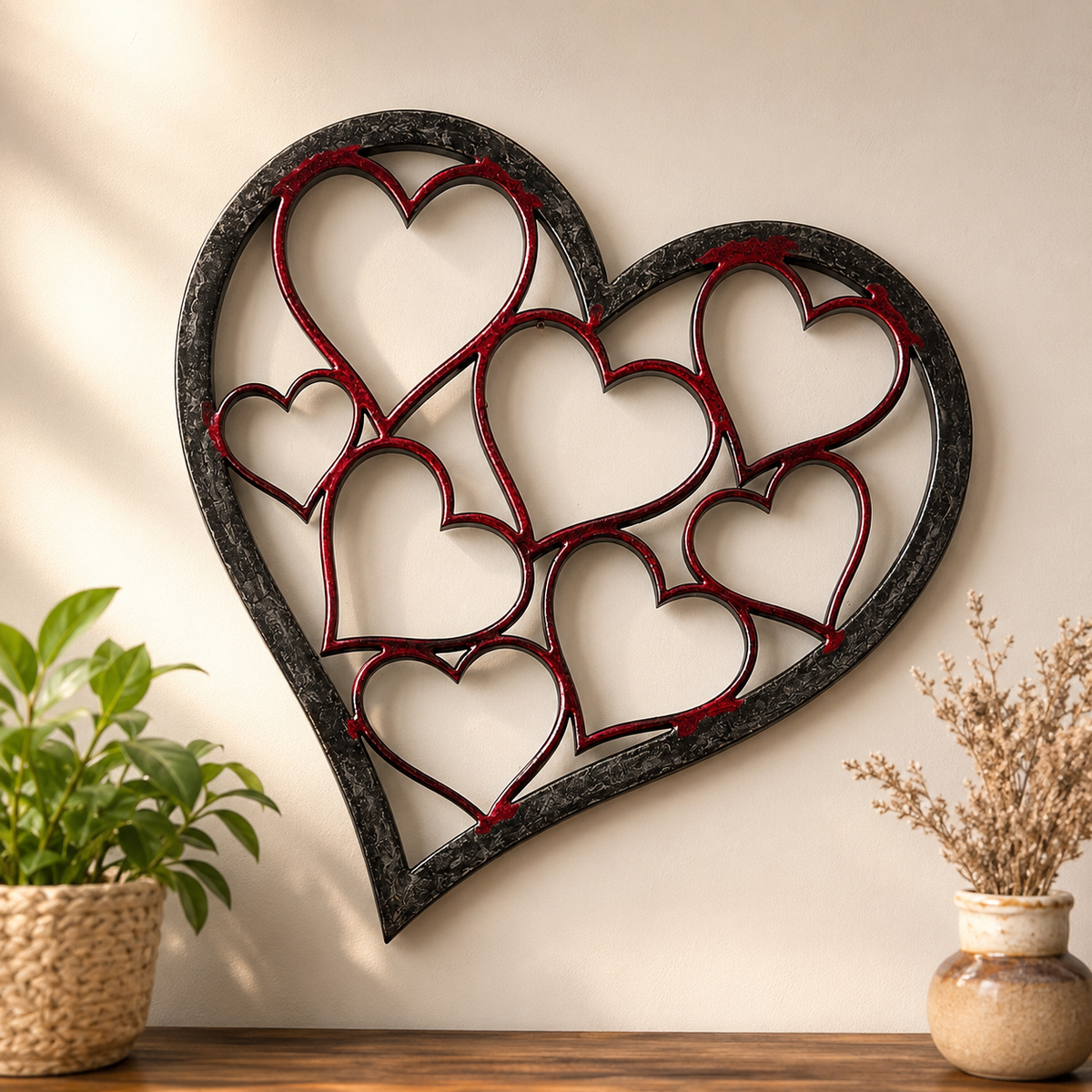 Resin Heart Wall Art
