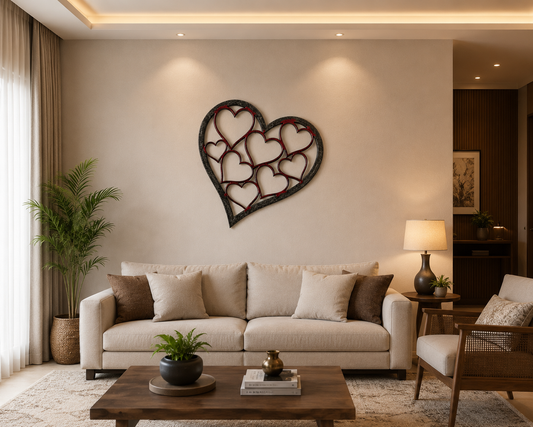 Resin Heart Wall Art
