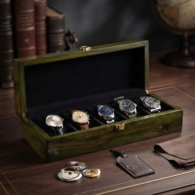 Watch-Box-Greenish-Wood