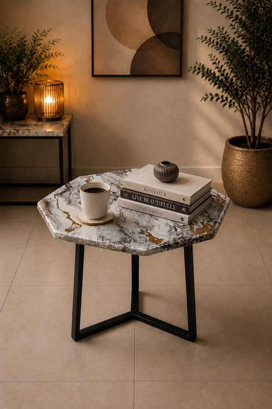 Coffee Table | Octagonal Shap (Pair)