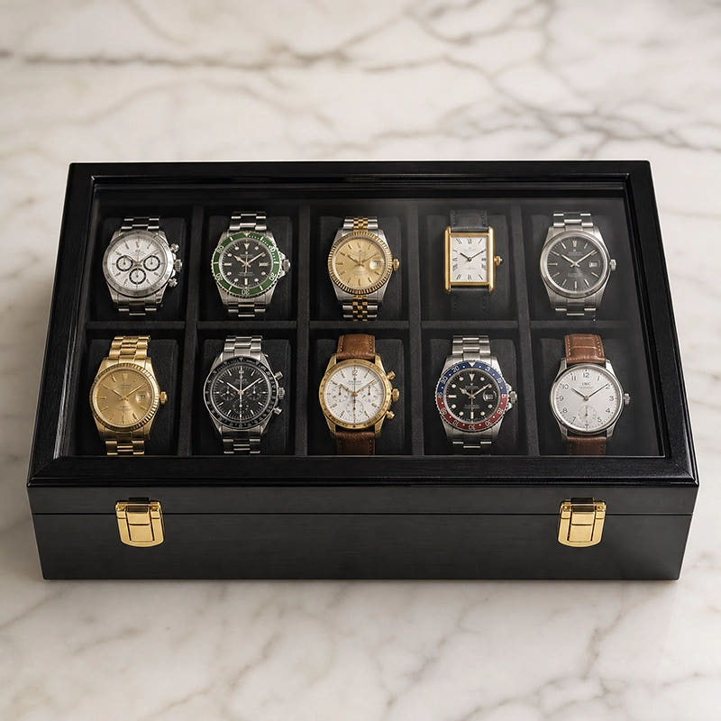 Premium-Watch-Box-Glass-Top