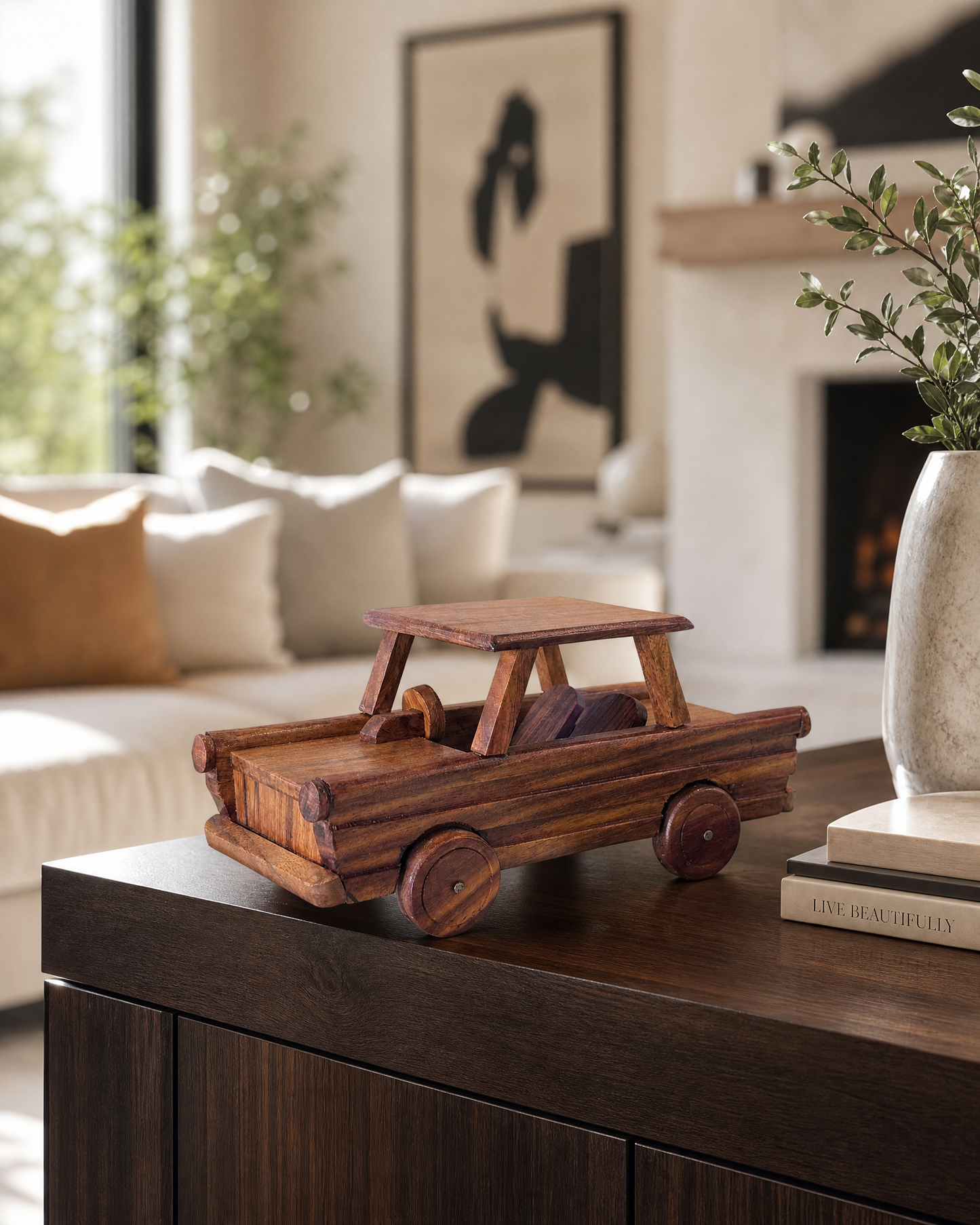 Wooden Miniature Toy Car