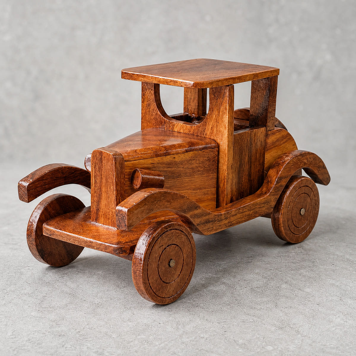 Wooden-Miniature-Vintage-Toy-Car
