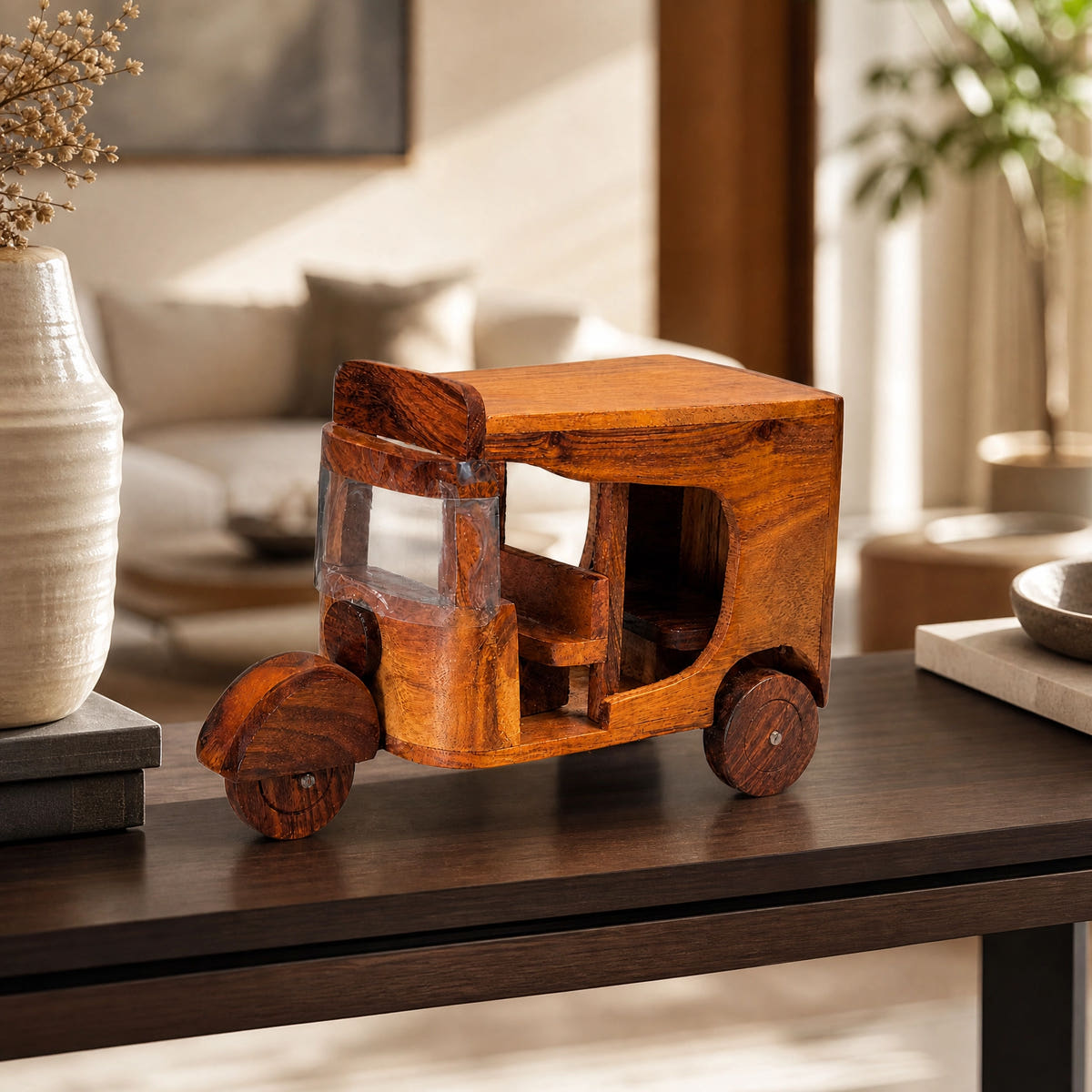 Wooden-Toy-Rickshaw
