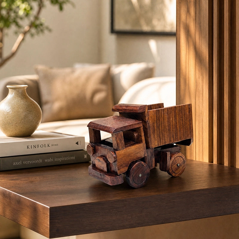 Wooden Miniature Toy Dumper