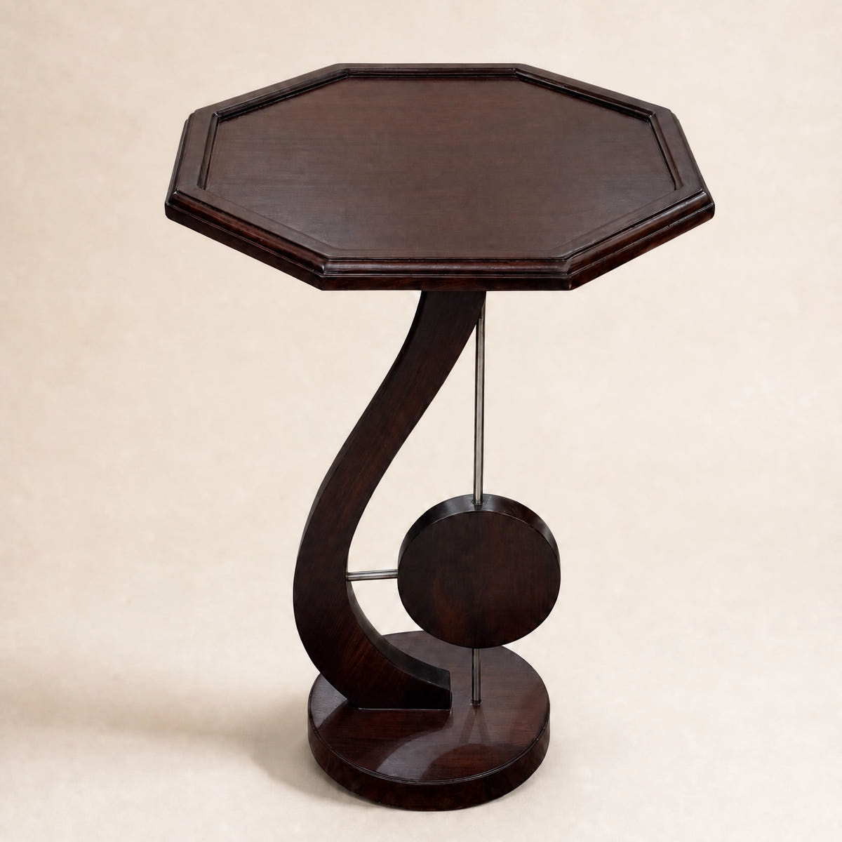 Luxury Solid Sheesham Wood Coffee Table | Octagon Shape