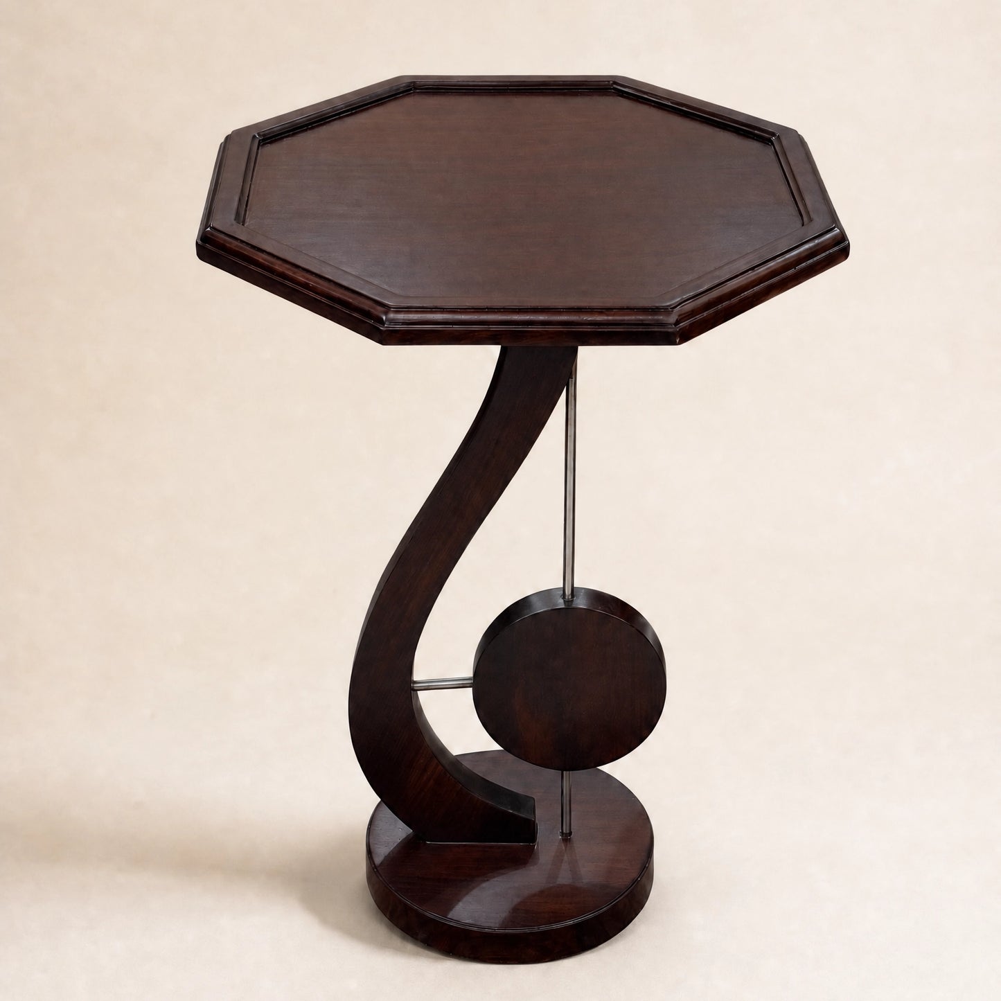 Luxury Solid Sheesham Wood Coffee Table | Octagon Shape