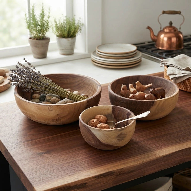Wooden-Bowl-Set