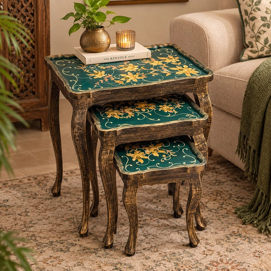 Hand-Painted Nesting Tables – Style 2