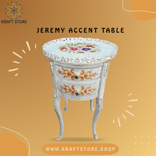 Hand Painted Furniture, Hand Painted Side Table, Hand Painted Corner Table,
Chester