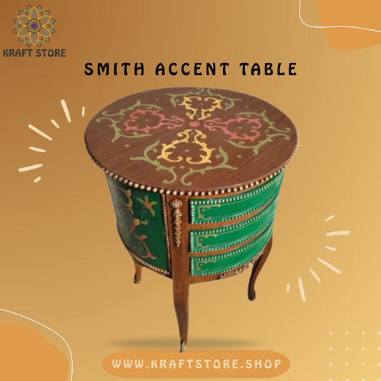 Hand Painted Furniture, Hand Painted Side Table, Hand Painted Corner Table,
Chester