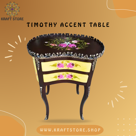 Hand Painted Furniture, Hand Painted Side Table, Hand Painted Corner Table,
Chester