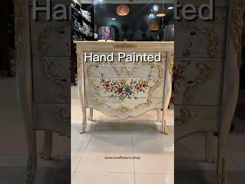 Chester Hand Painted 3 Feet White Chalk Finished